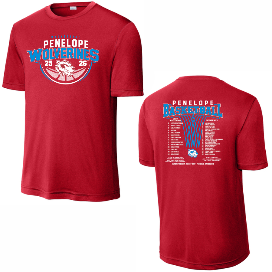PENELOPE BASKETBALL - SHORT SLEEVE DRI-FIT T-SHIRT
