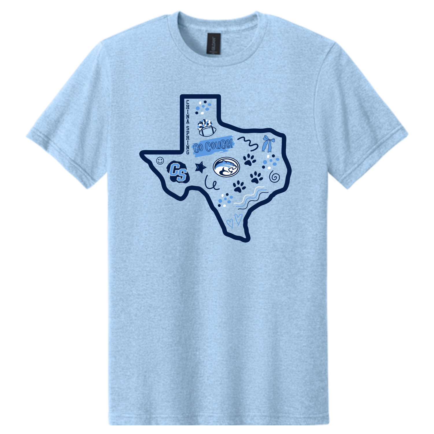 CS ELECTRIC BLUES - TEXAS COLLAGE - T-SHIRT #1