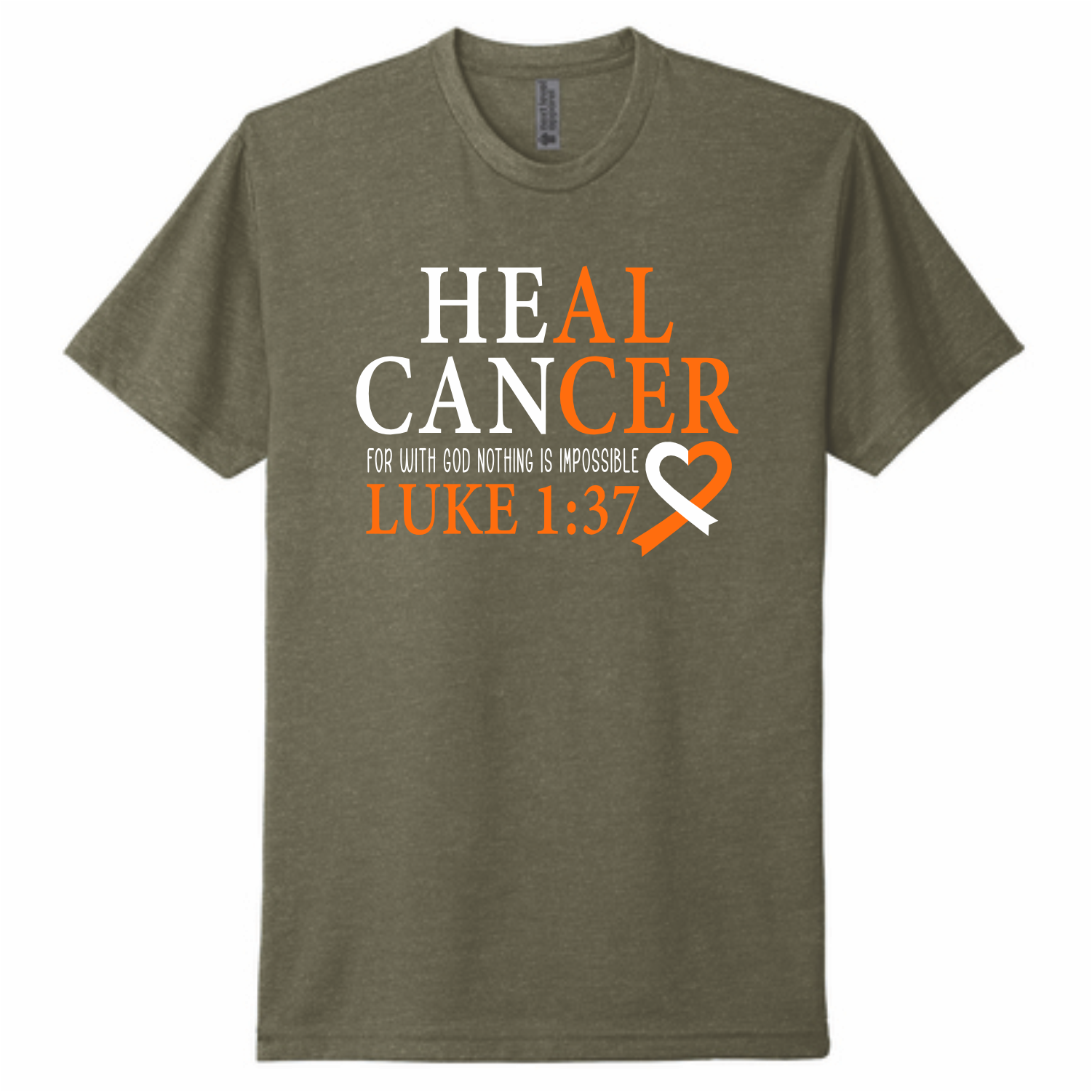 HEAL CANCER - T-SHIRT  (WITHOUT HASHTAG)