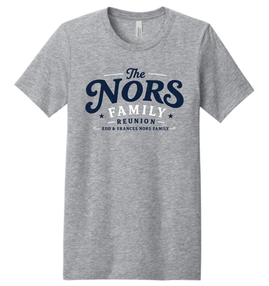 NORS FAMILY REUNION - T-SHIRT - GREY