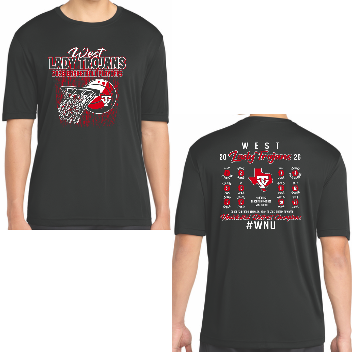 WHS GIRLS BASKETBALL PLAYOFF DRI-FIT SHORT SLEEVE T-SHIRT
