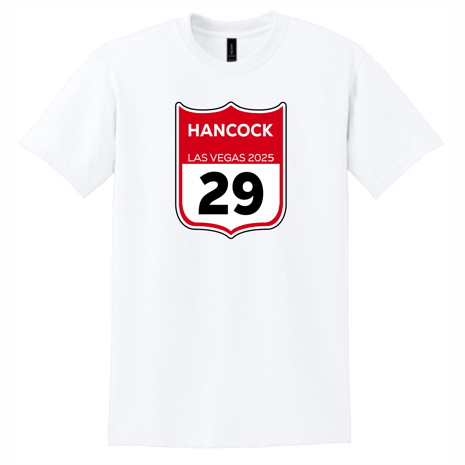 HANCOCK LAS VEGAS 2025 - SHORT SLEEVE TEE - WHITE