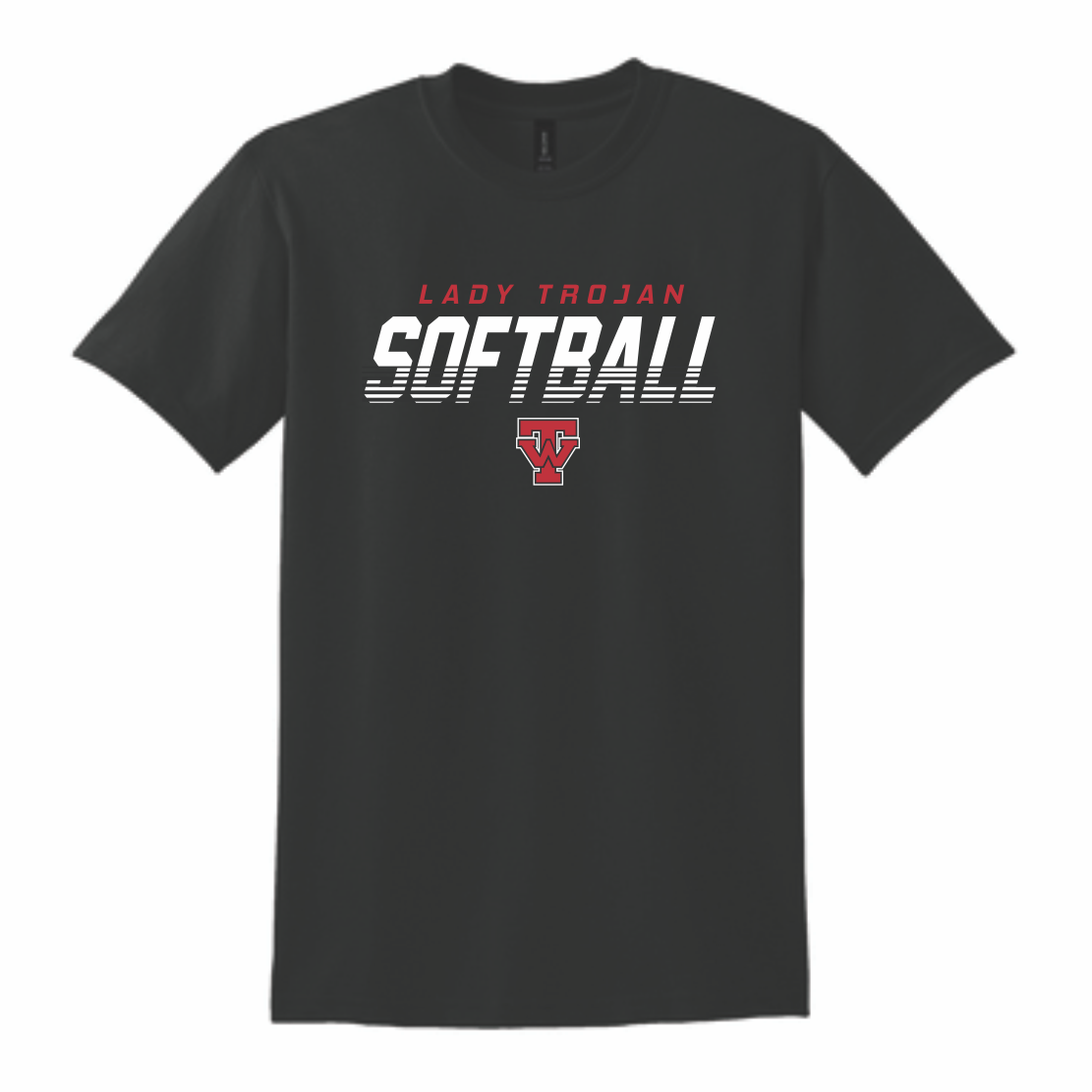 LADY TROJAN SOFTBALL COTTON T-SHIRT