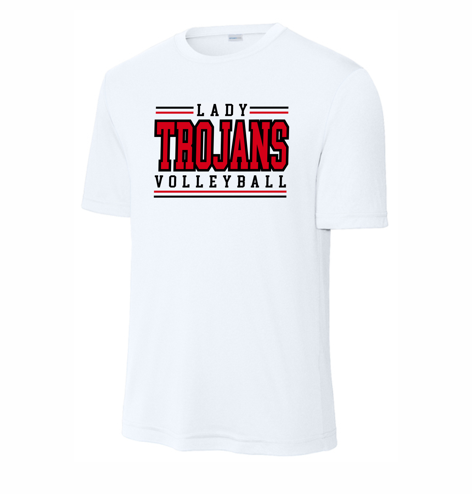 WEST BOOSTER CLUB - 4 - LADY TROJANS VOLLEYBALL - DRI-FIT TEE