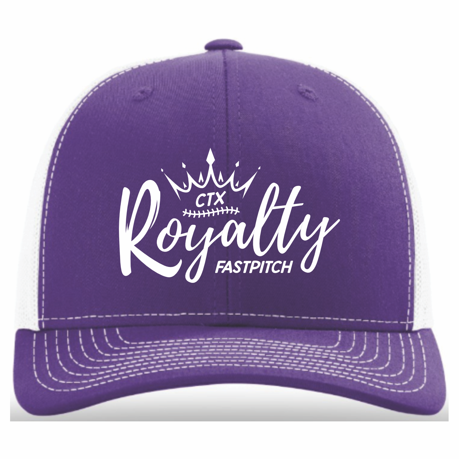 CTX ROYALTY - RICHARDSON 112 TRUCKER CAP - PURPLE/WHITE