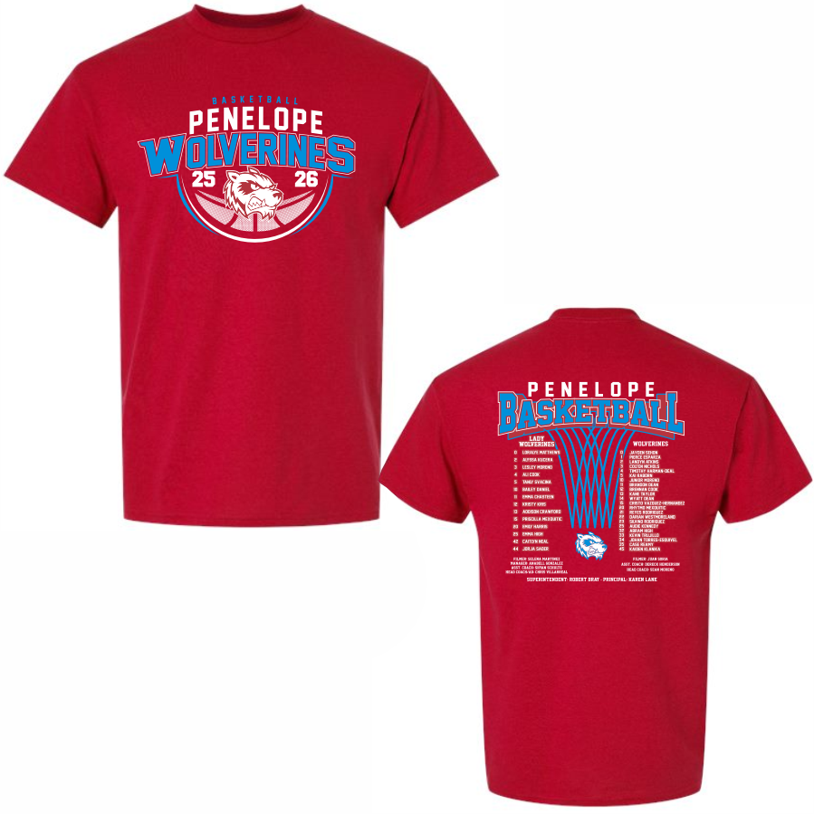 PENELOPE BASKETBALL - SHORT SLEEVE COTTON T-SHIRT