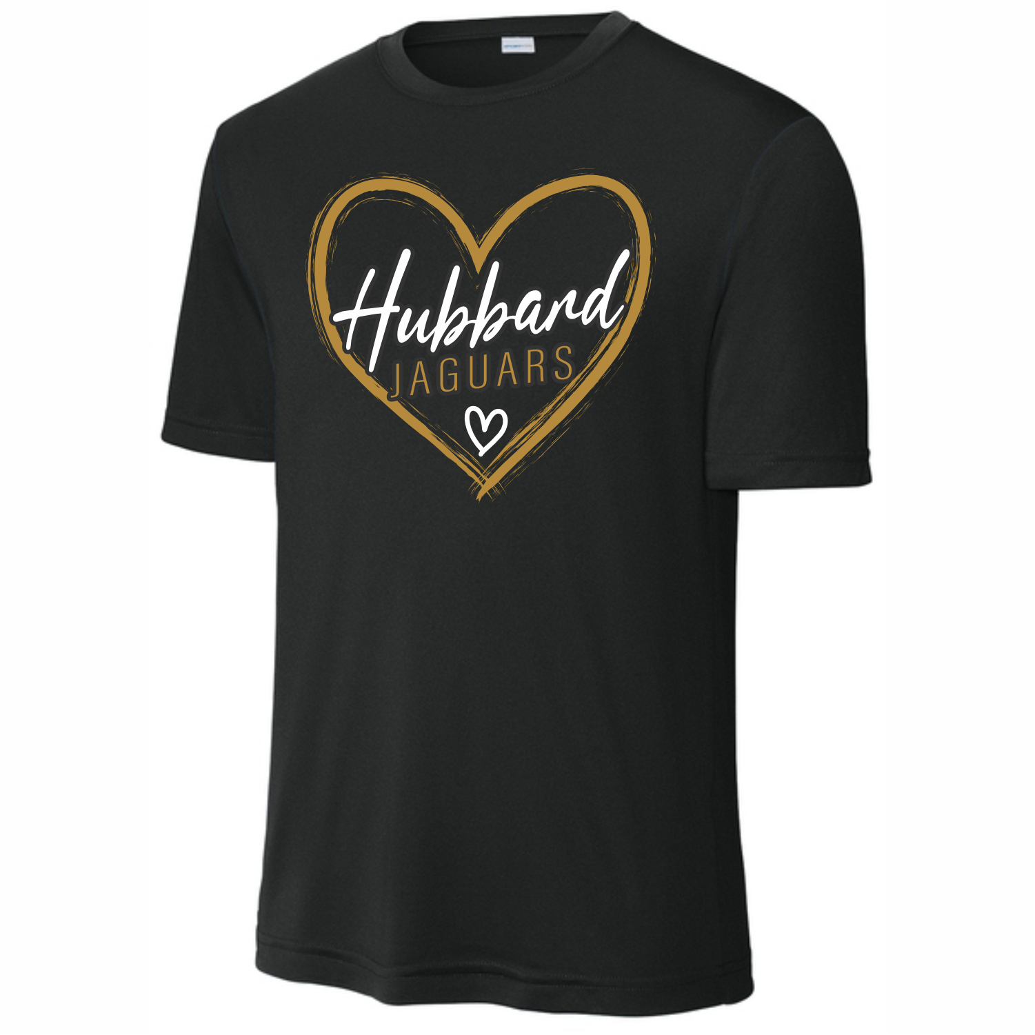 HUBBARD JAGUARS HEART DRI-FIT T-SHIRT