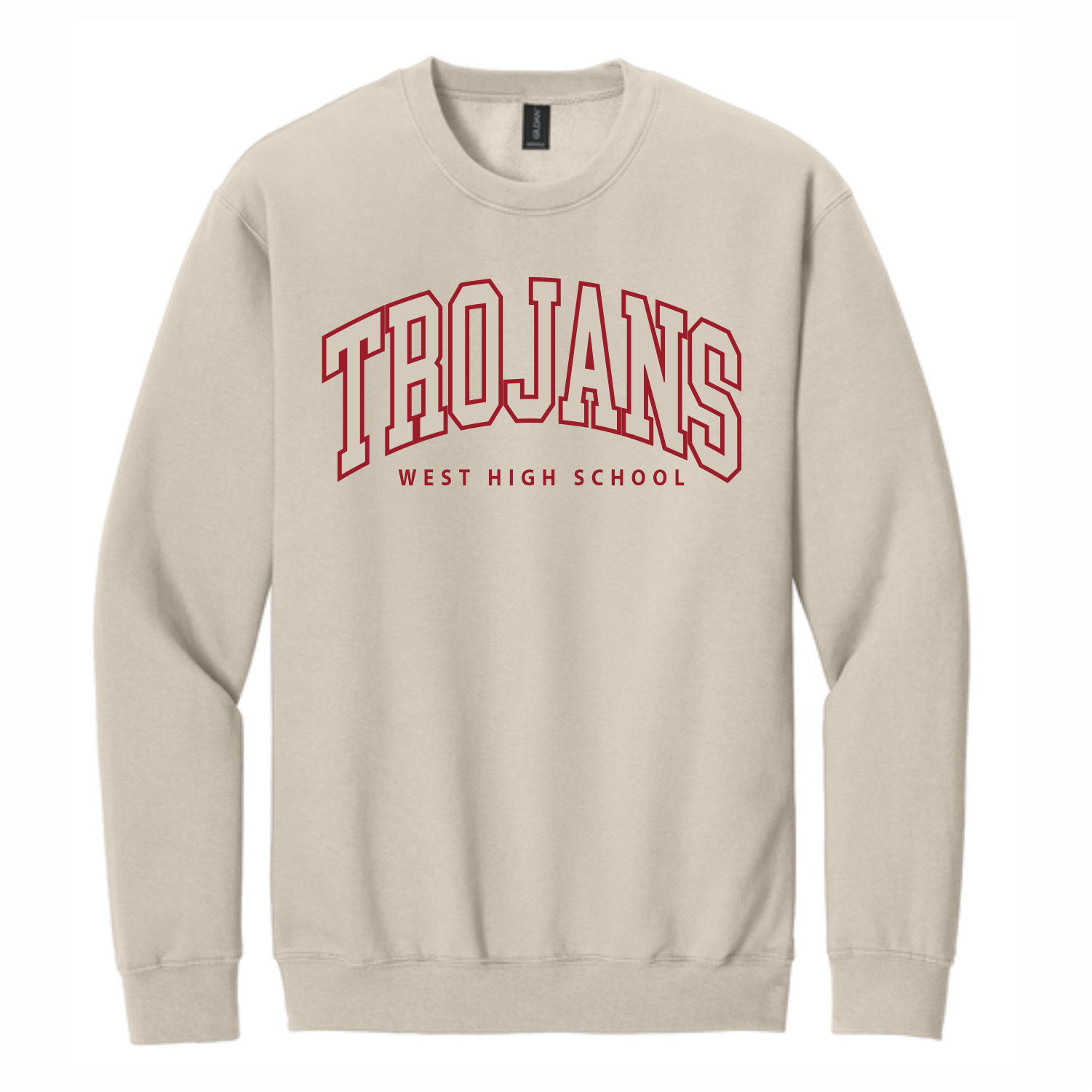 WEST BOOSTER CLUB - 10 - TROJANS ARCH - SOFT SWEATSHIRT