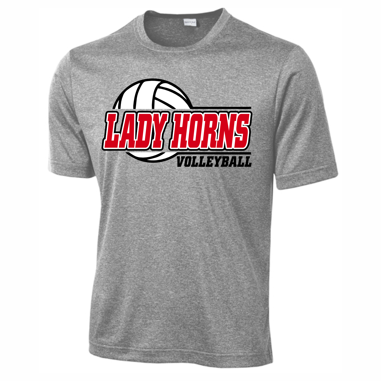 AXTELL VOLLEYBALL - LADY HORNS - DRI-FIT - SHORT SLEEVE TEE