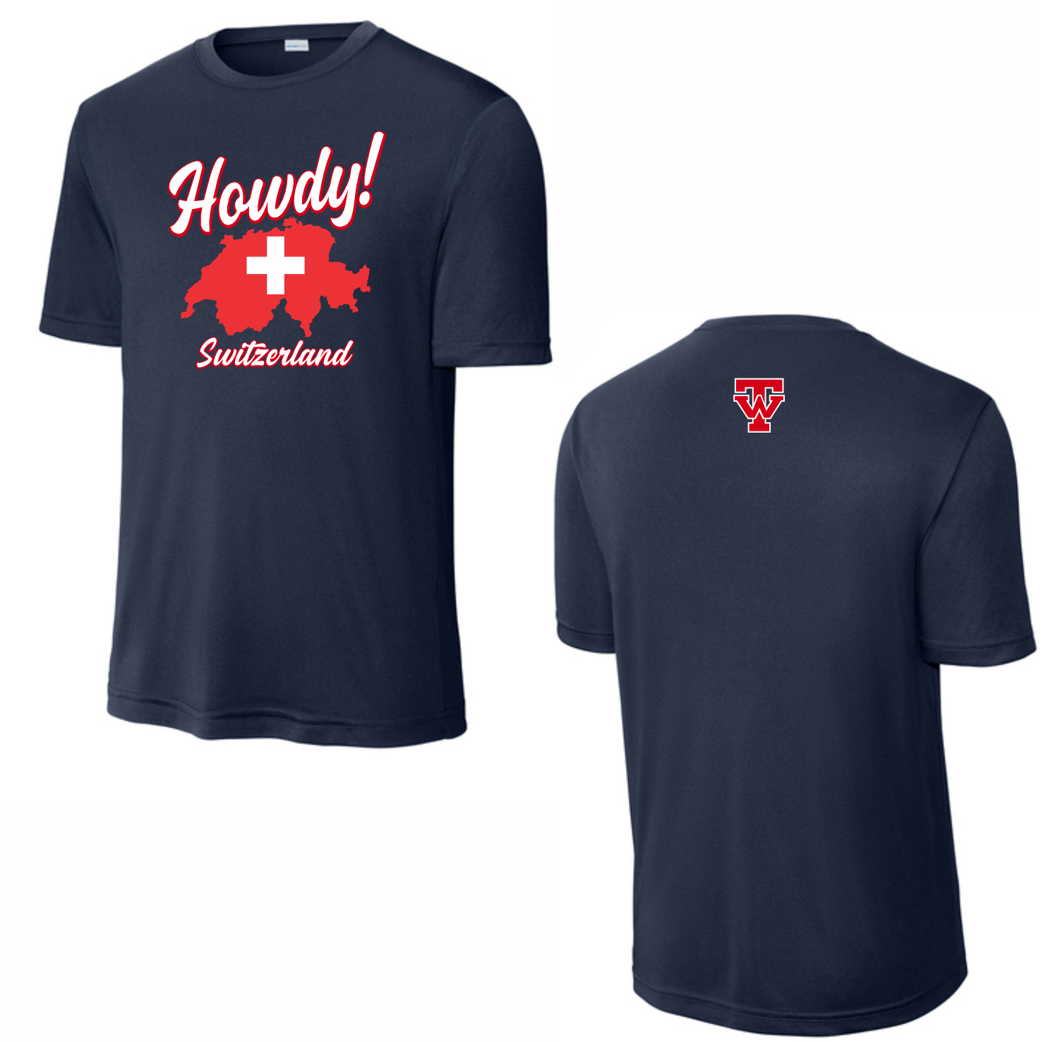 WEST EUROPE - HOWDY SWITZERLAND - DRI-FIT - SHORT SLEEVE TEE