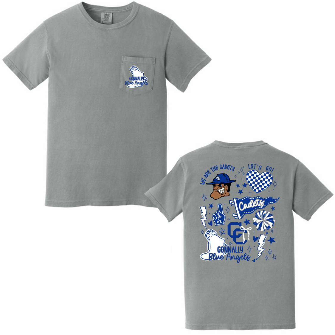 CONNALLY BLUE ANGELS - GRAPHIC - POCKET T-SHIRT