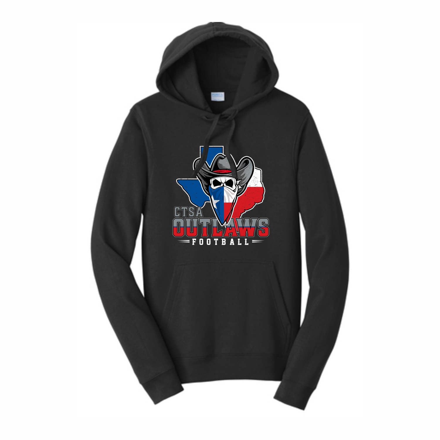 CTSA OUTLAWS - COTTON HOODIE - FRONT ONLY