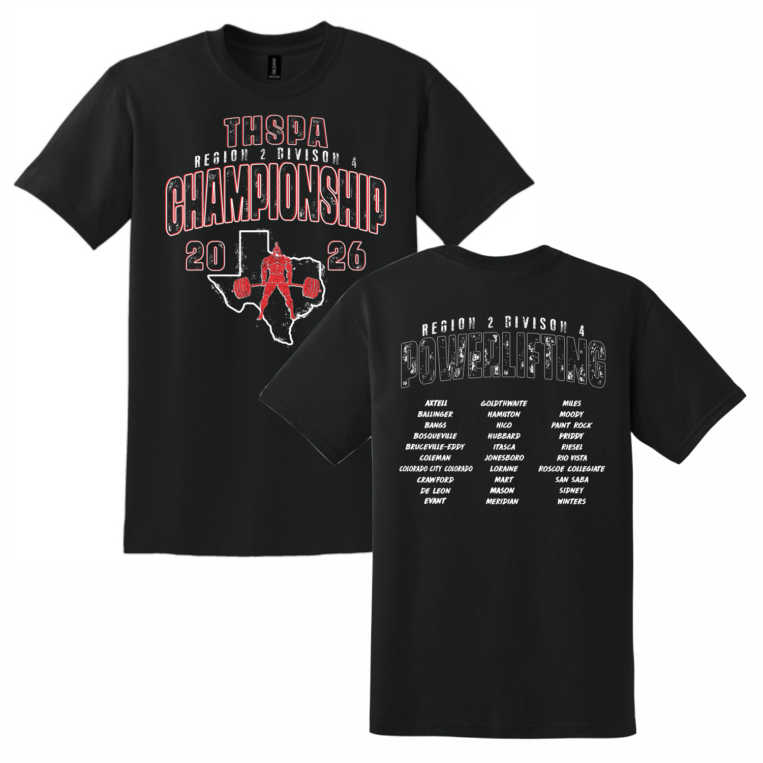 THSPA REGION 2 - DIVISION 4 - SHORT SLEEVE T-SHIRT