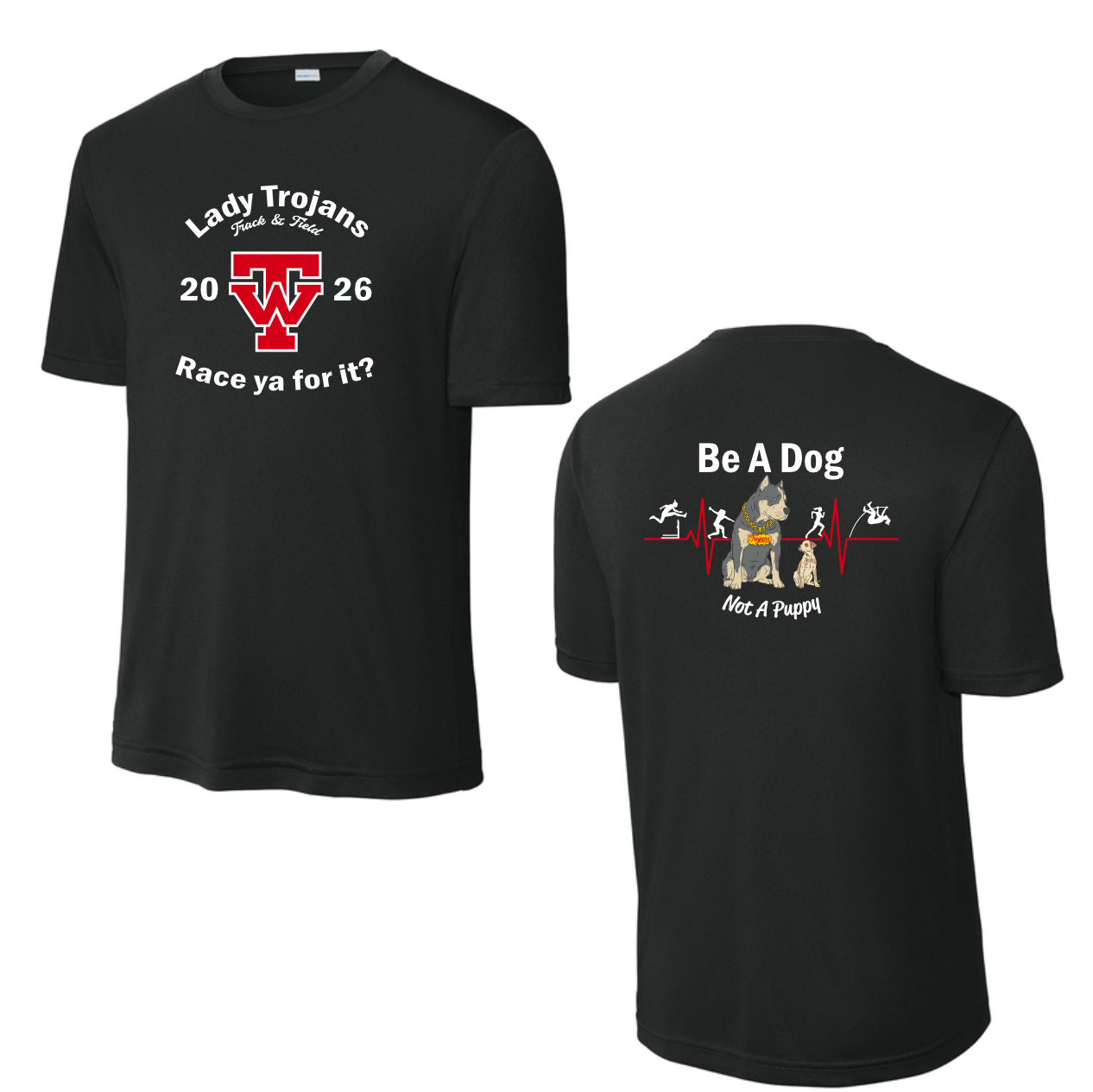 WEST GIRLS TRACK DRI-FIT SHORT SLEEVE T-SHIRT