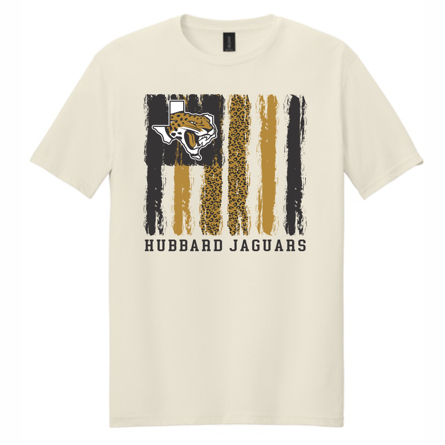 HUBBARD JAGUARS MULTI STRIPE COTTON T-SHIRT