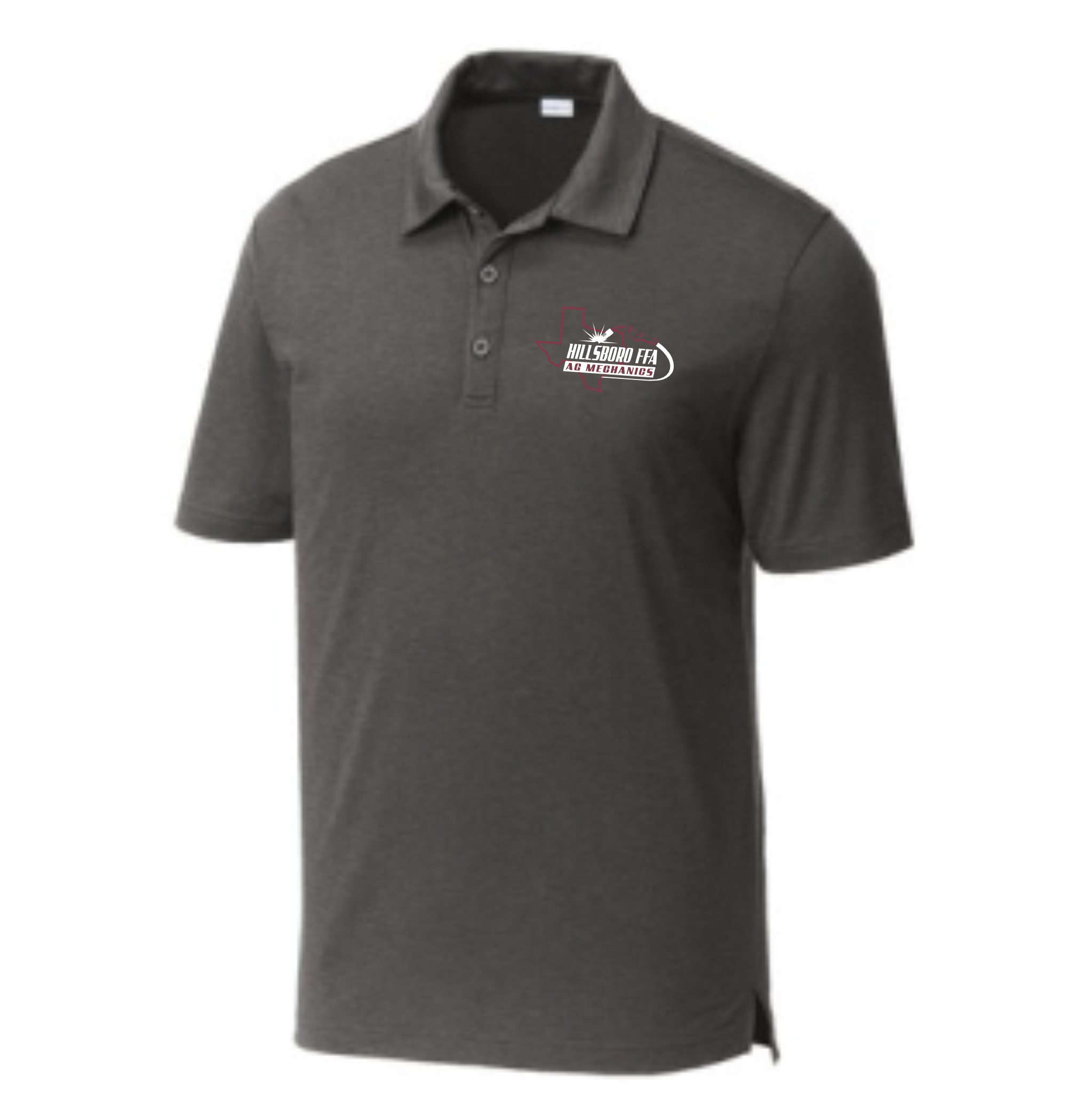 HILLSBORO AG MECHANICS - STRIVE HEATHERED POLO