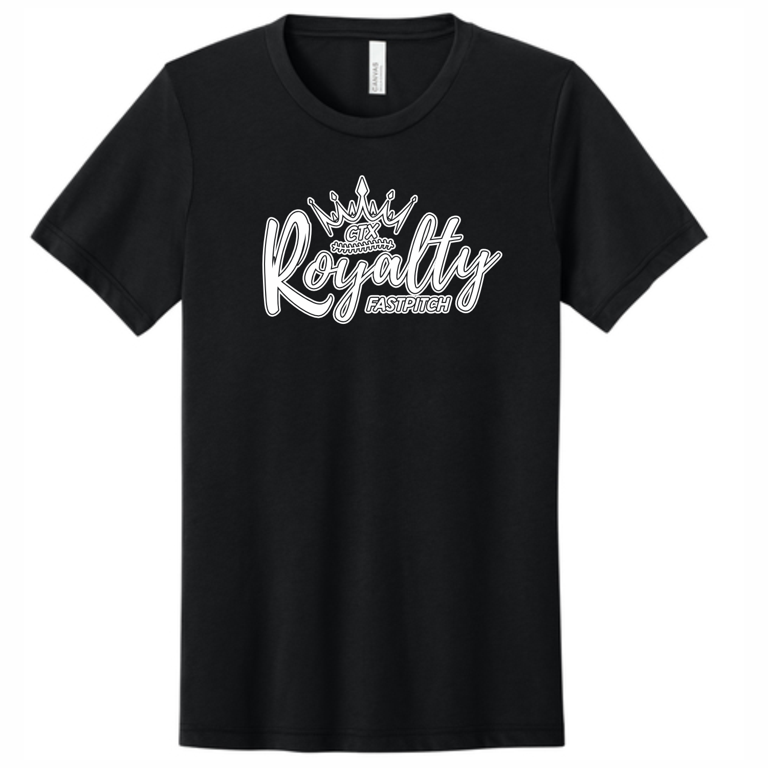 CTX ROYALTY - SHORT SLEEVE T-SHIRT - SOLID BLACK