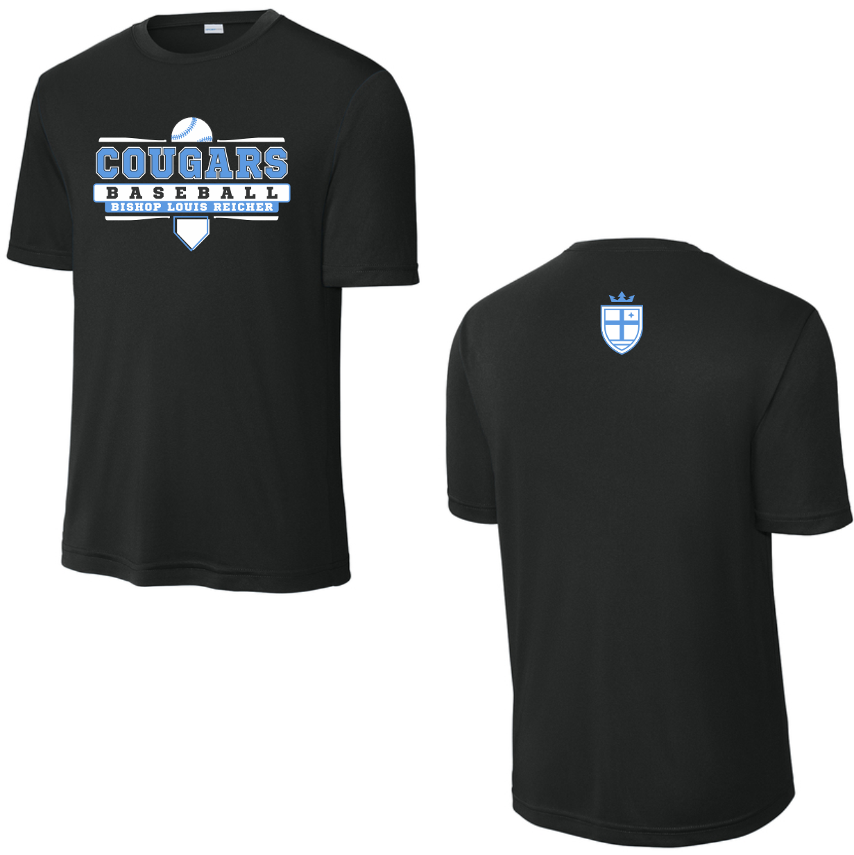 REICHER BASEBALL - DRI-FIT SHORT SLEEVE T-SHIRT - BLACK