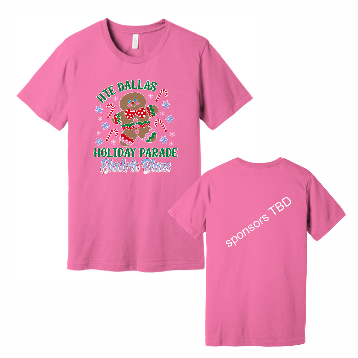 CS ELECTRIC BLUES - HTE DALLAS HOLIDAY PARADE - T-SHIRT