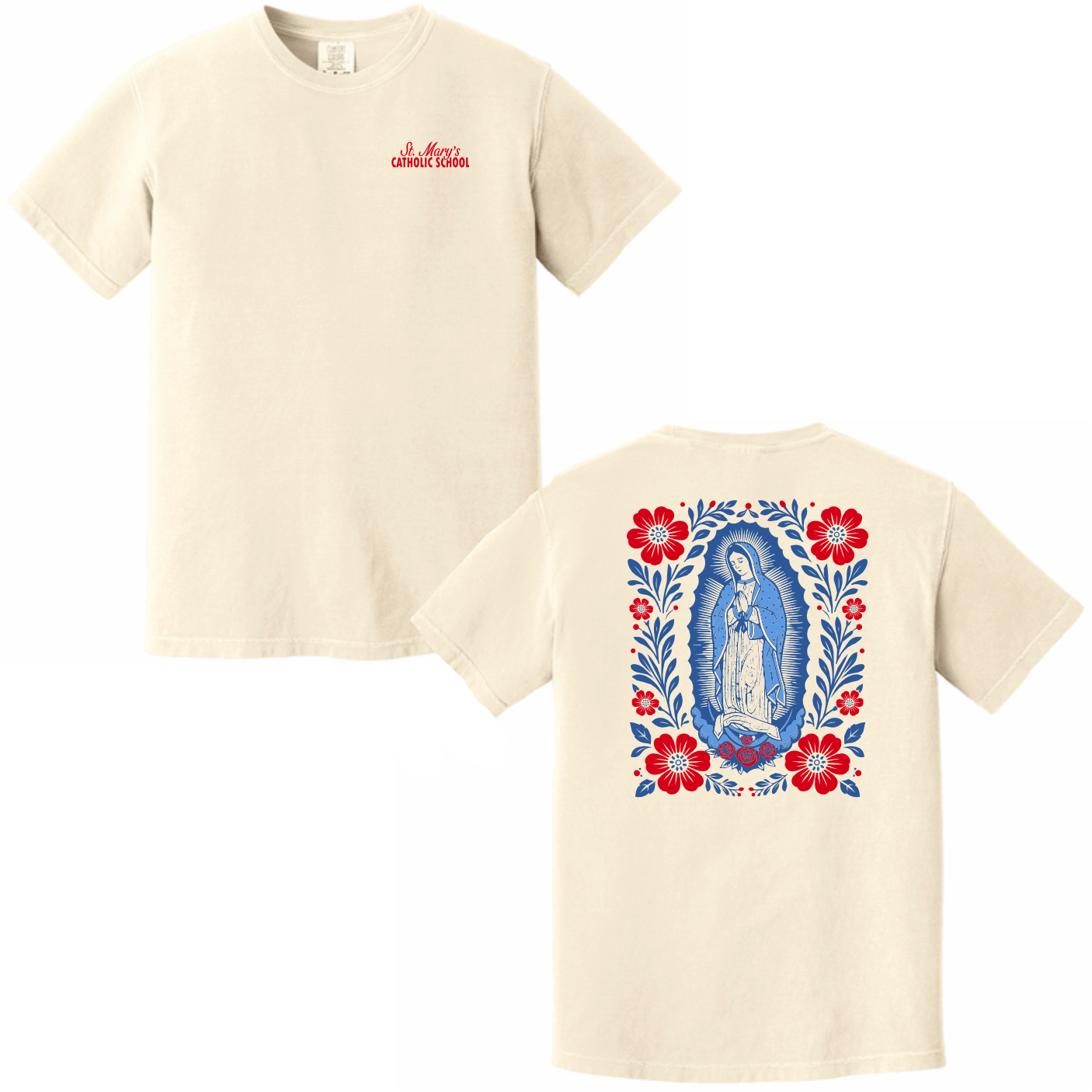 SMCS FLORAL MARY T-SHIRT