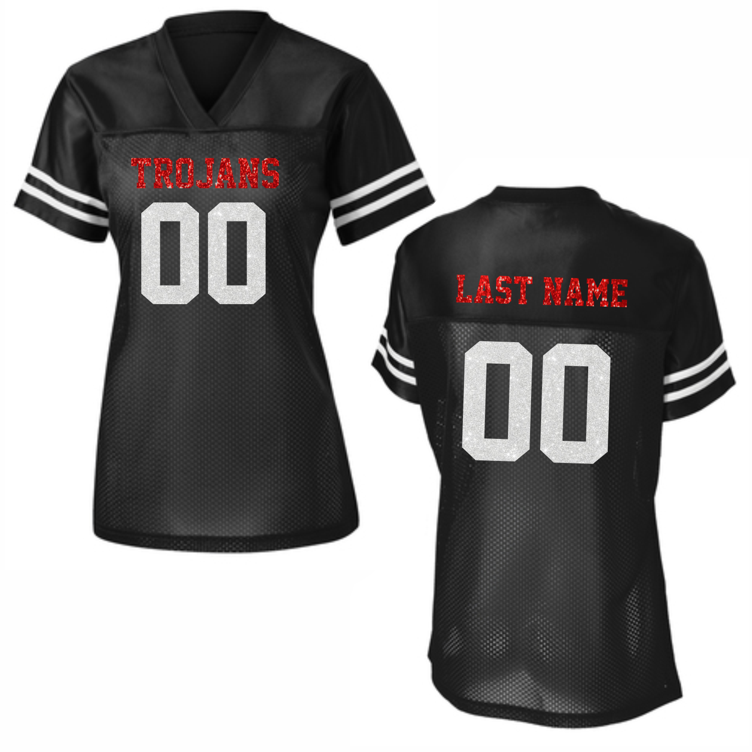 WEST BOOSTER CLUB - 13 - FOOTBALL REPLICA MOM JERSEY - BLACK