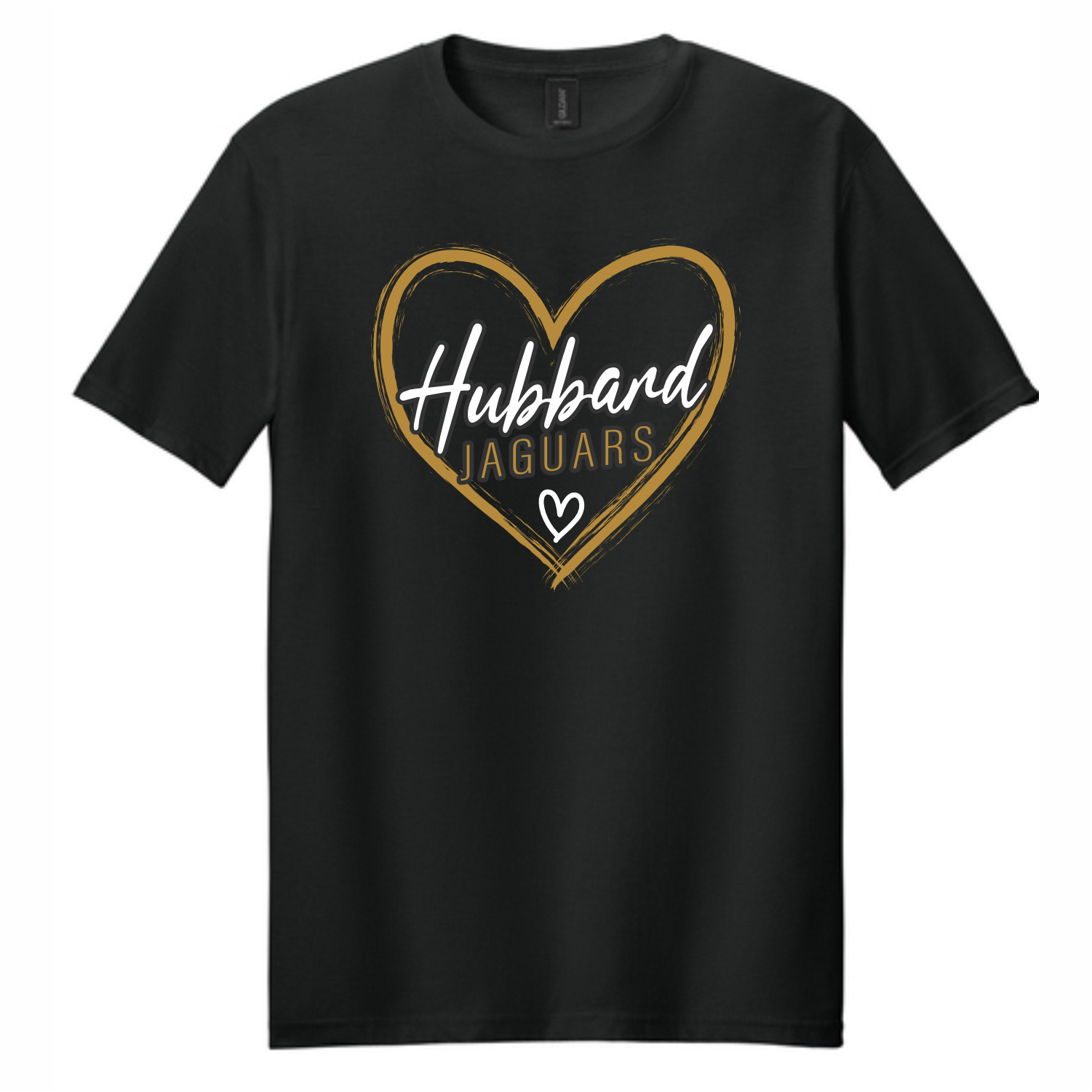 HUBBARD JAGUARS HEART COTTON T-SHIRT