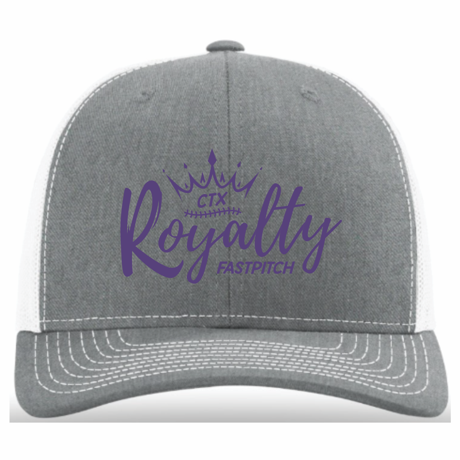 CTX ROYALTY - RICHARDSON 112 TRUCKER CAP - HEATHER/WHITE