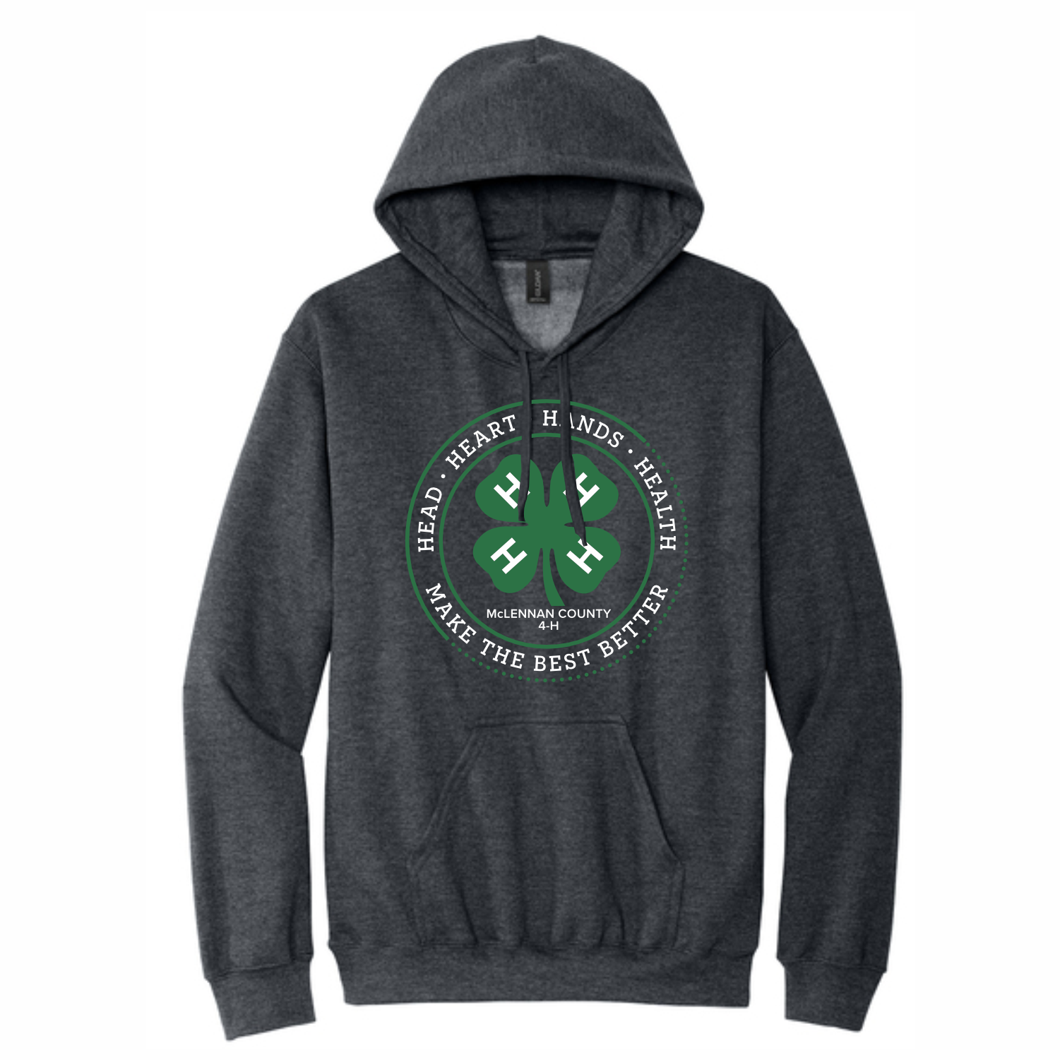 MCLENNAN COUNTY 4H - HOODIE - GREY