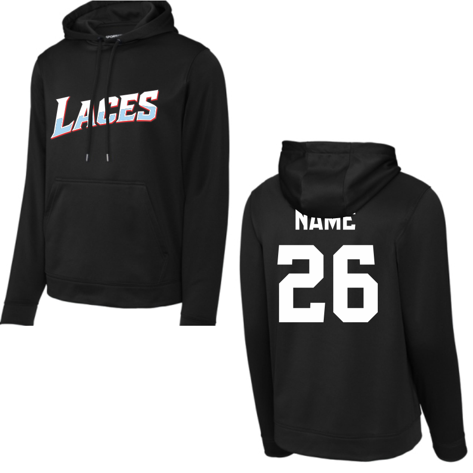 LACES DRI-FIT HOODIE - BLACK