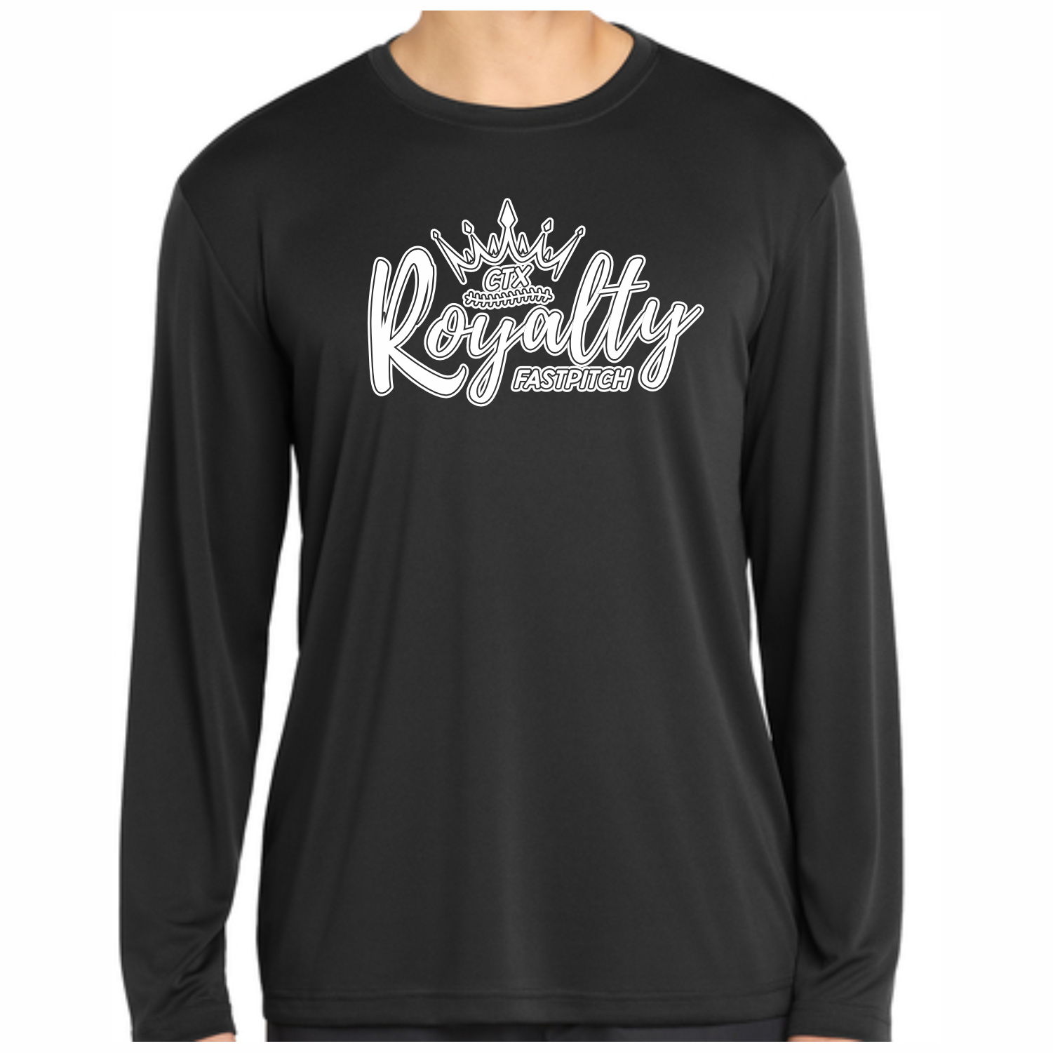 CTX ROYALTY - DRI-FIT L/SLEEVE T-SHIRT - BLACK