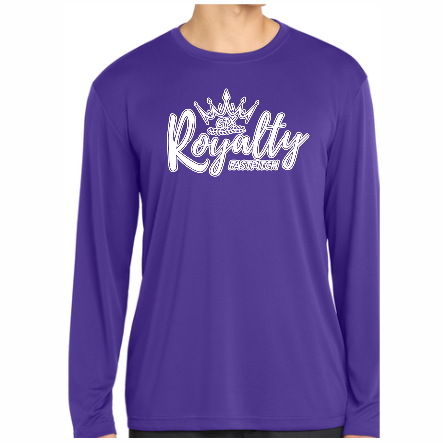 CTX ROYALTY - DRI-FIT L/SLEEVE T-SHIRT - PURPLE