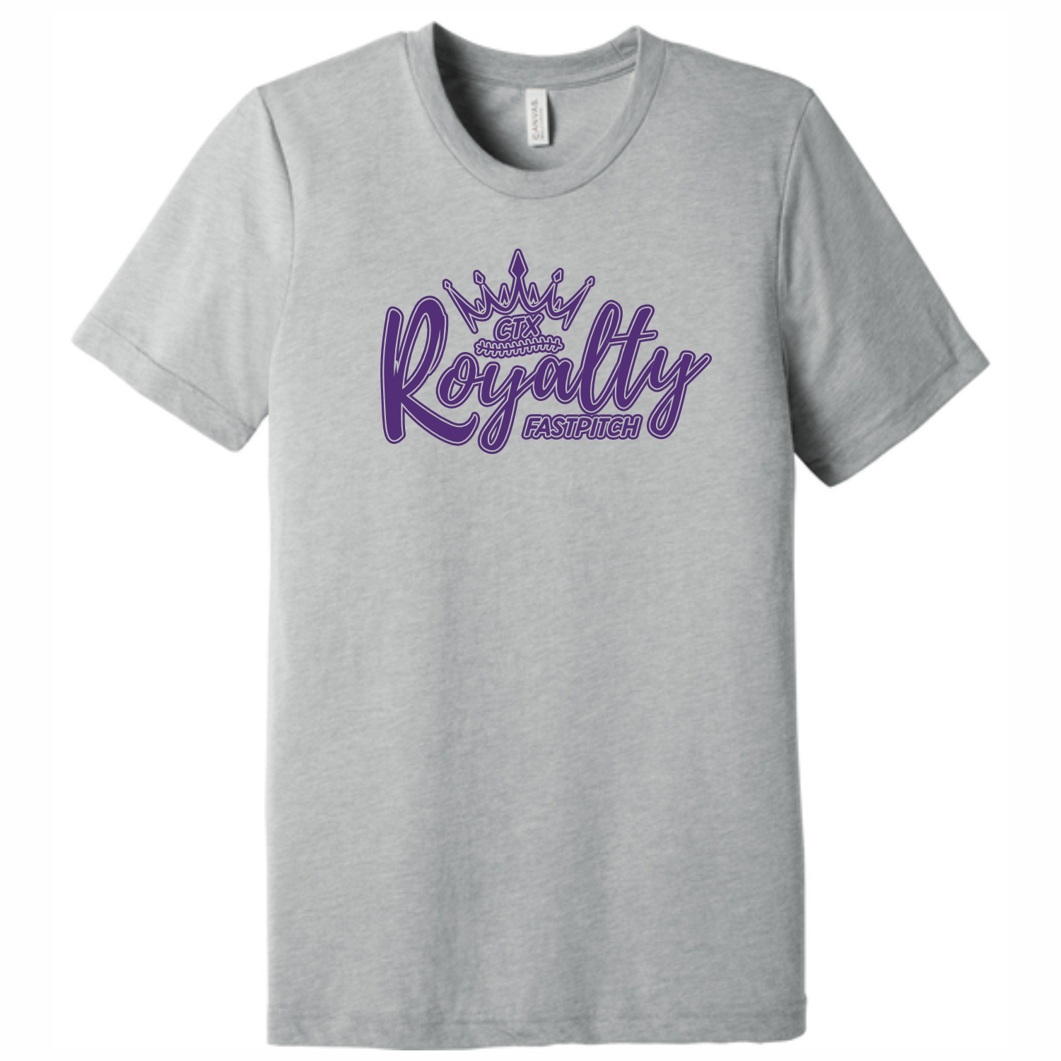 CTX ROYALTY - SHORT SLEEVE T-SHIRT - ATHLETIC GREY