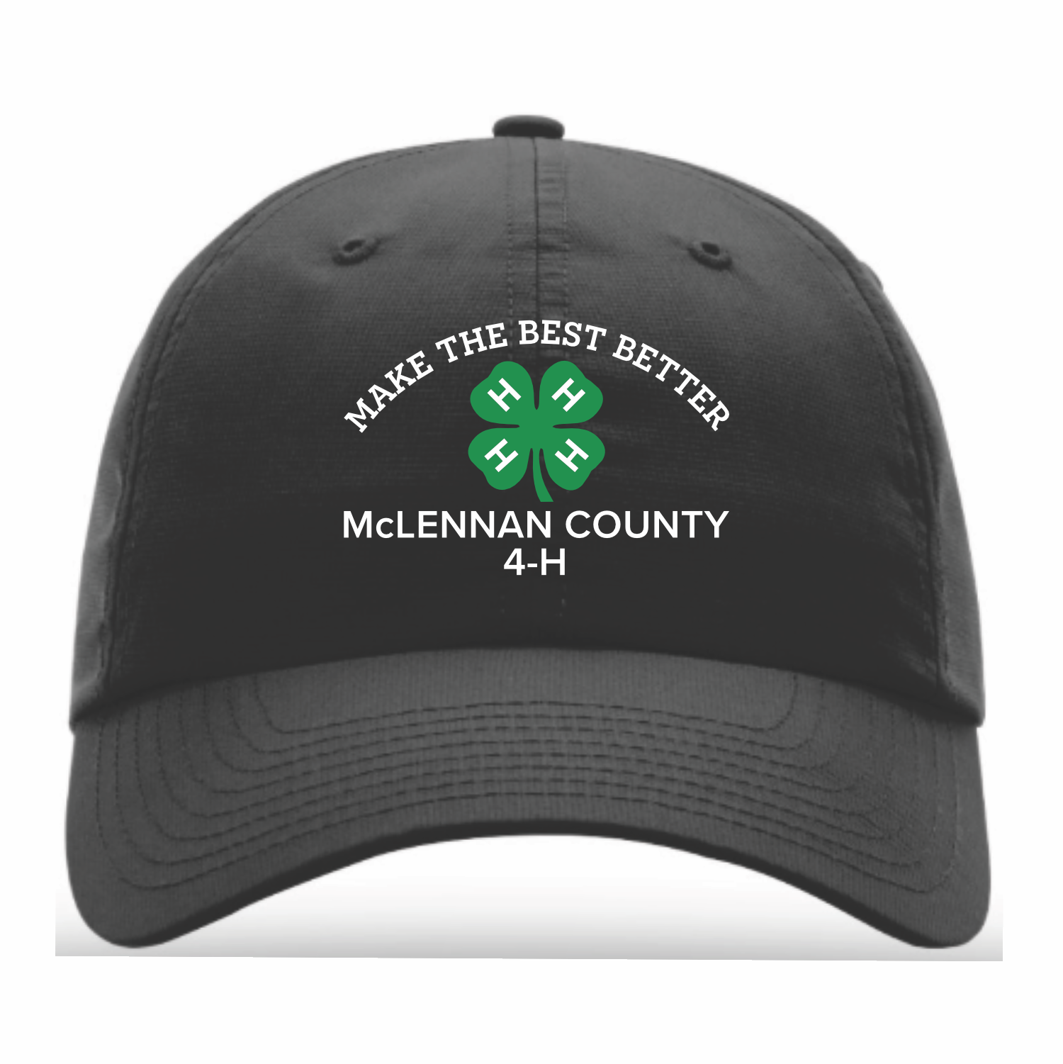 MCLENNAN COUNTY 4H RICHARDSON PERFORMANCE CAP - BLACK