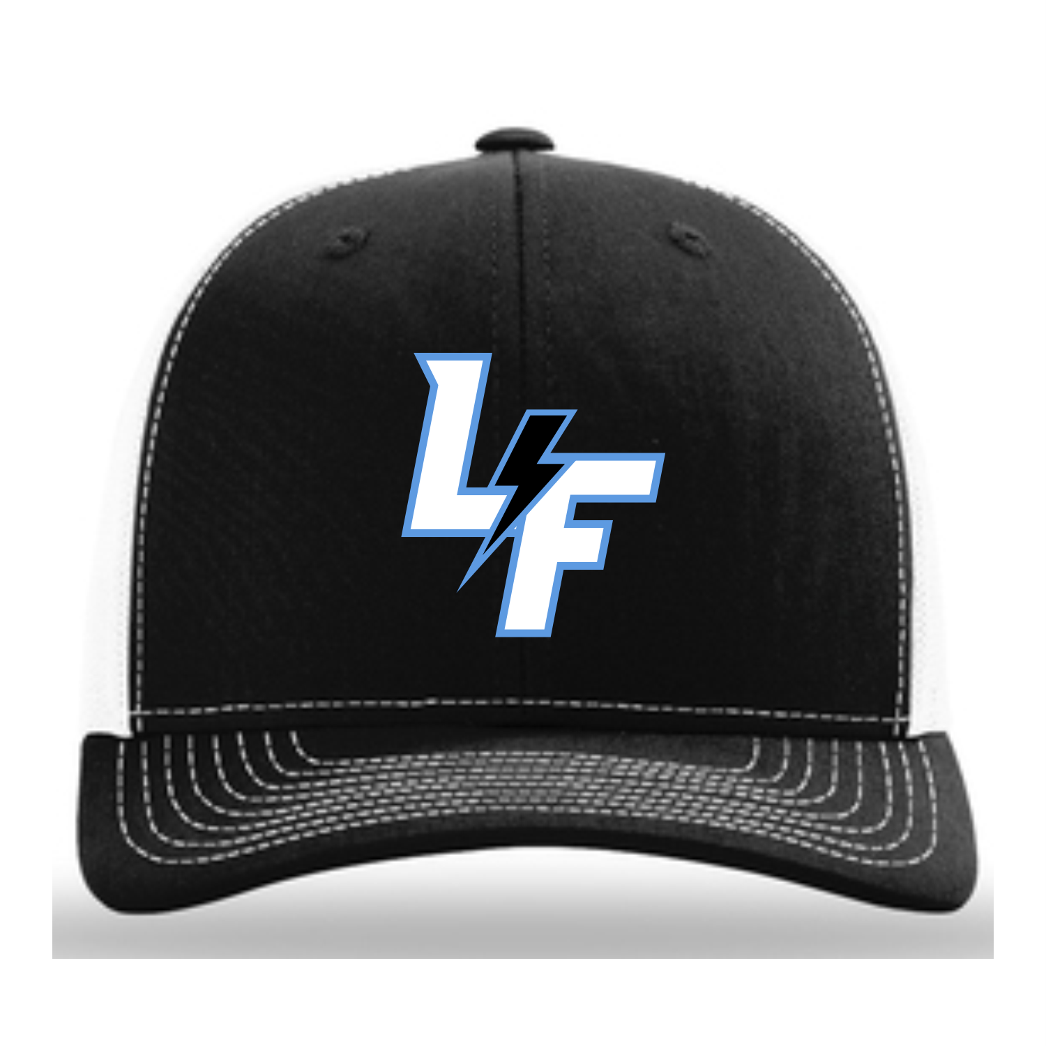 LIGHTNING FASTPITCH CAP - RICHARDSON 112 - BLACK/WHITE