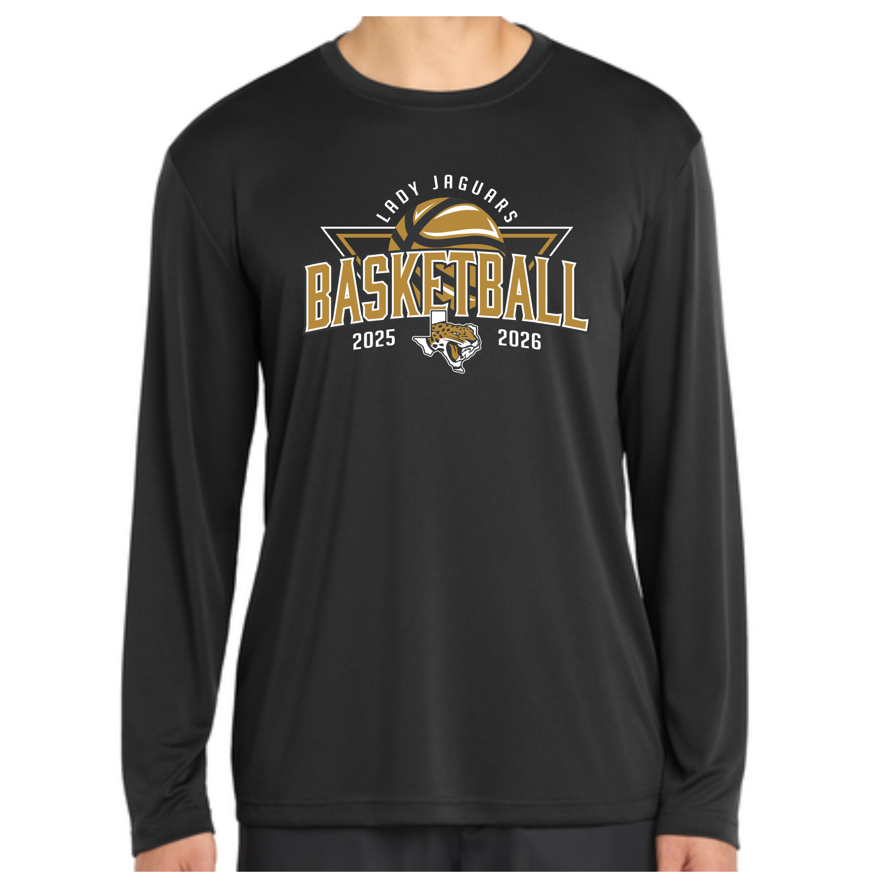 HUBBARD LADY JAGUARS BASKETBALL - LONG SLEEVE - DRI-FIT