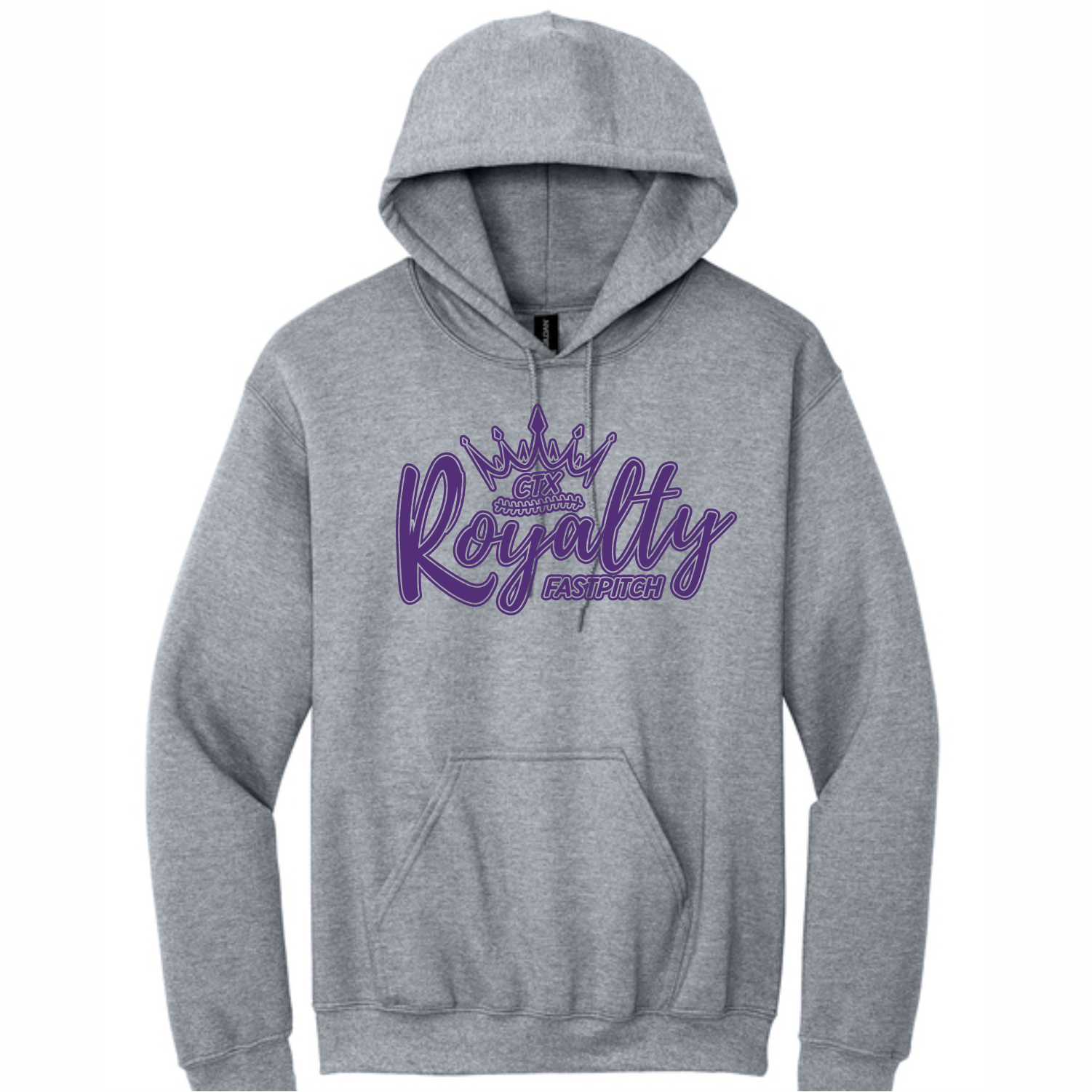 CTX ROYALTY - COTTON HOODIE - SPORT GREY