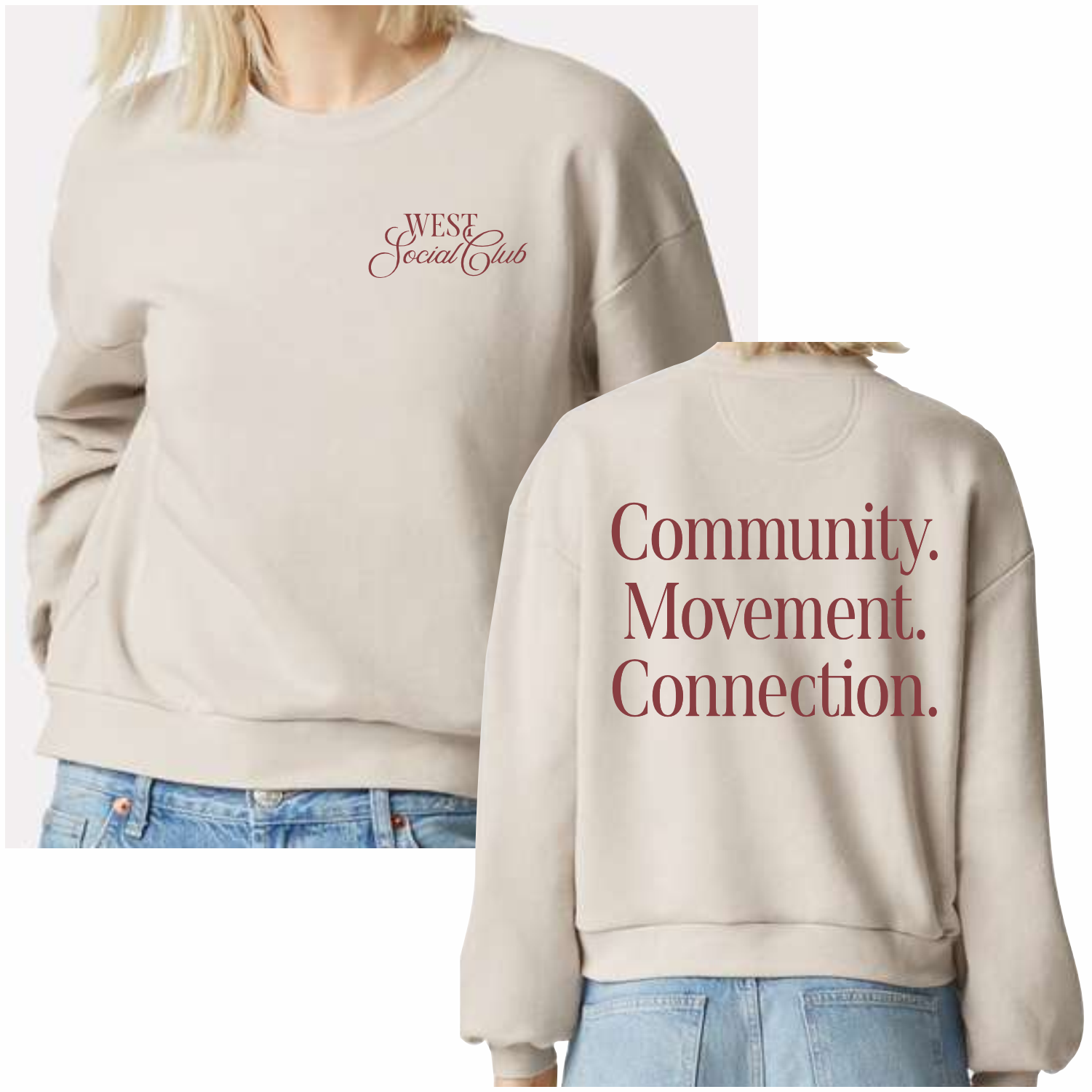 WEST SOCIAL CLUB SWEATSHIRT