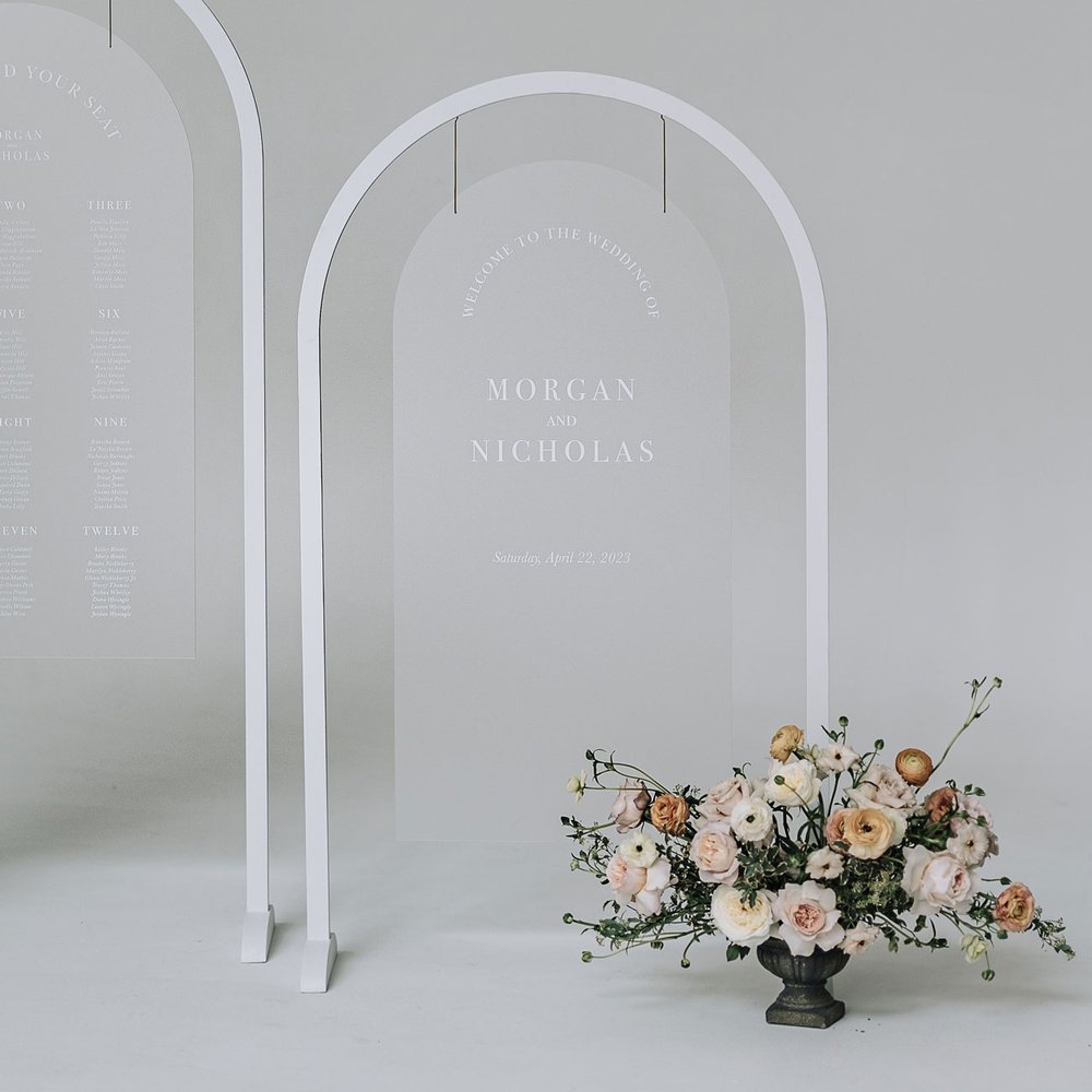 https://images.squarespace-cdn.com/content/v1/63c5cf82a24a0005c866bbc7/1674841107750-3B0WX6CKYY0GLFZSCJID/Aria-Collection-Frosted-Acrylic-Arch-Shape-Welcome-Sign-Detail-3.jpg?format=1000w