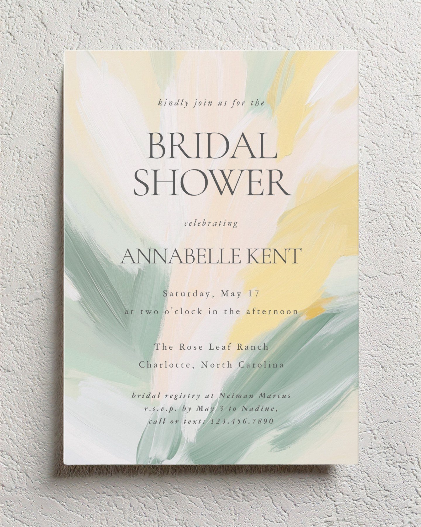 Make a bold statement with this Colorful Abstract Art Painting Wedding Bridal Shower Invitation! ⁠
⁠
Fully customizable with your event details, this invitation is available as a printed card or a digital download, making it easy to share in whatever