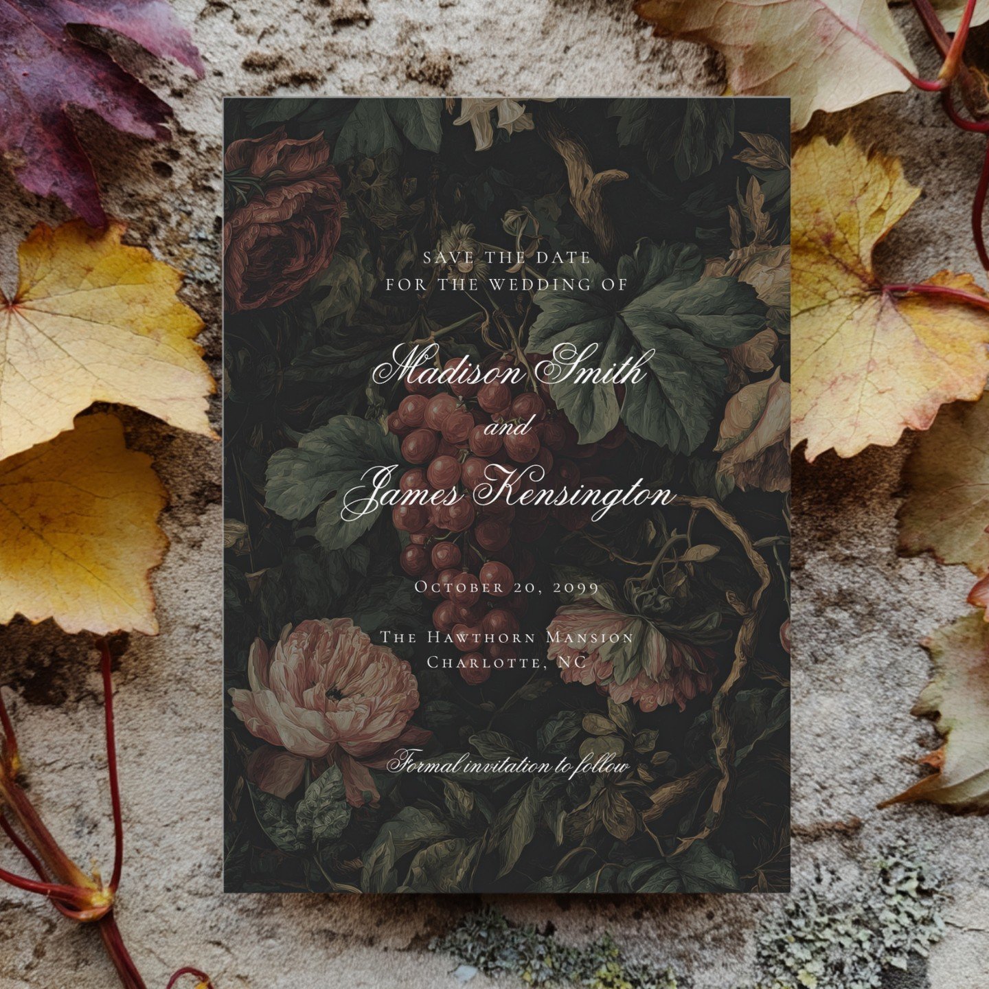Summer may be in full swing but I'm already dreaming up wedding stationery for fall weddings 🍁