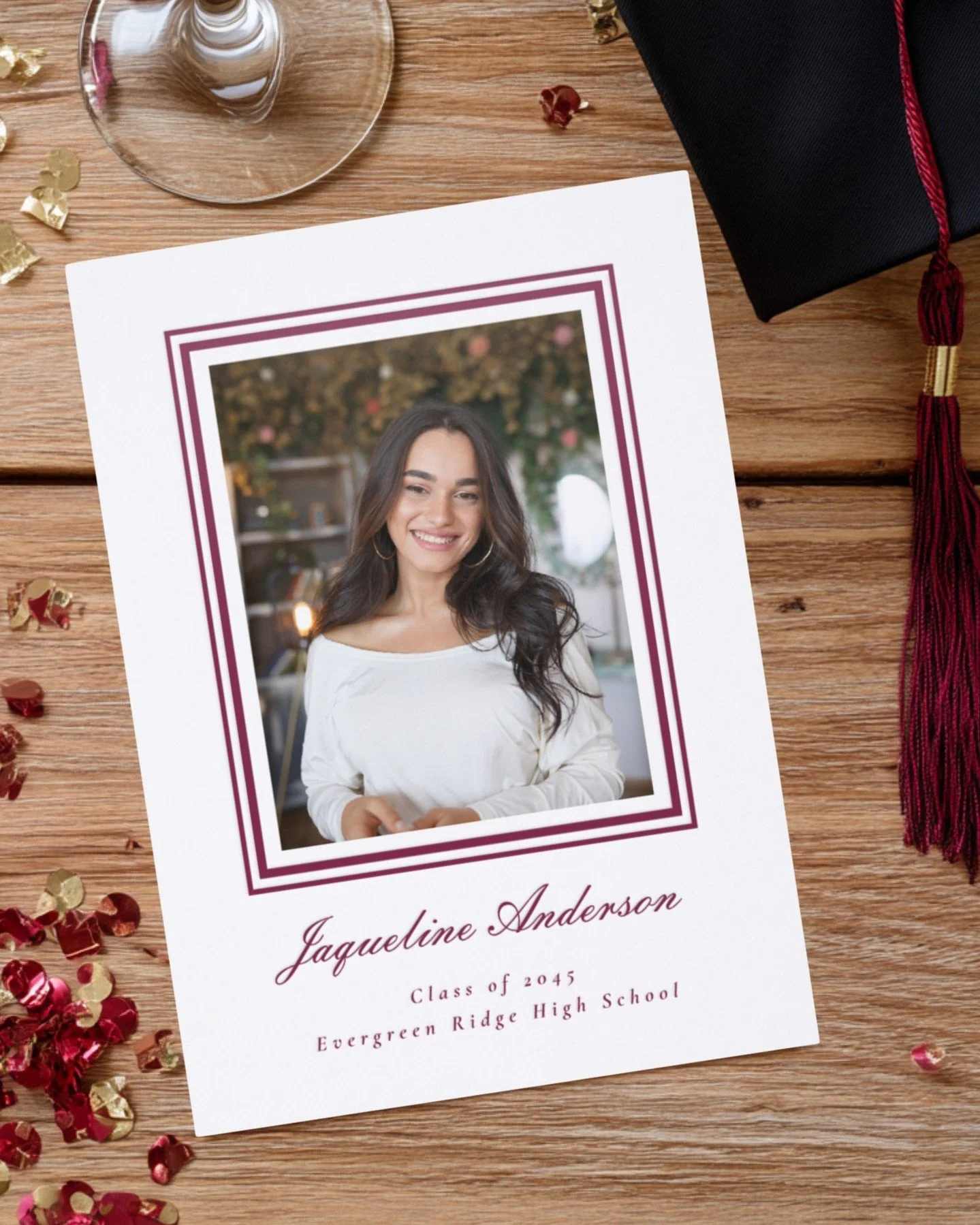 🎓️ New letterpress graduation announcement cards are up in my shop - customize it with your photo and text of choice and celebrate the graduate!