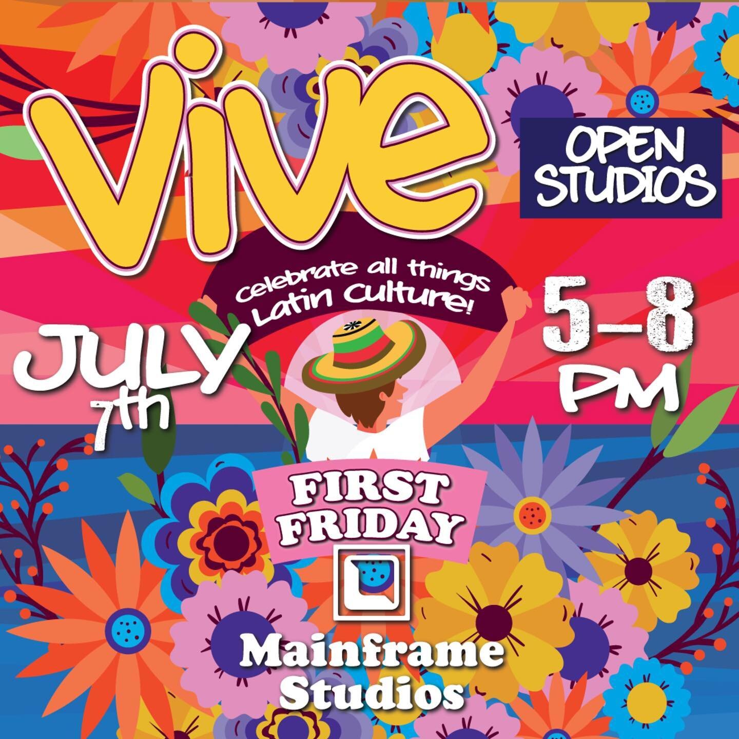 FIRST FRIDAY | VIVE! will feature Latino art, music, food from local artists and vendors. We invite all ages and backgrounds to come together, express their creativity, and immerse themselves in the rich culture of our neighbors.

SIP &amp; PAINT wit