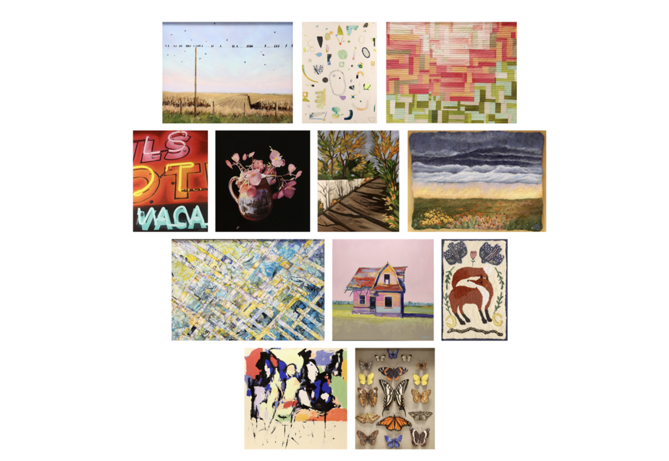 Eight Mainframe Artists included in The Bankers Trust Iowa Artists Collection 