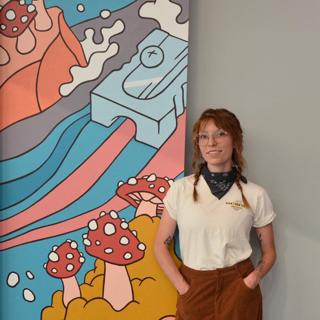Atrium Mural Completed by Maddy Fusco