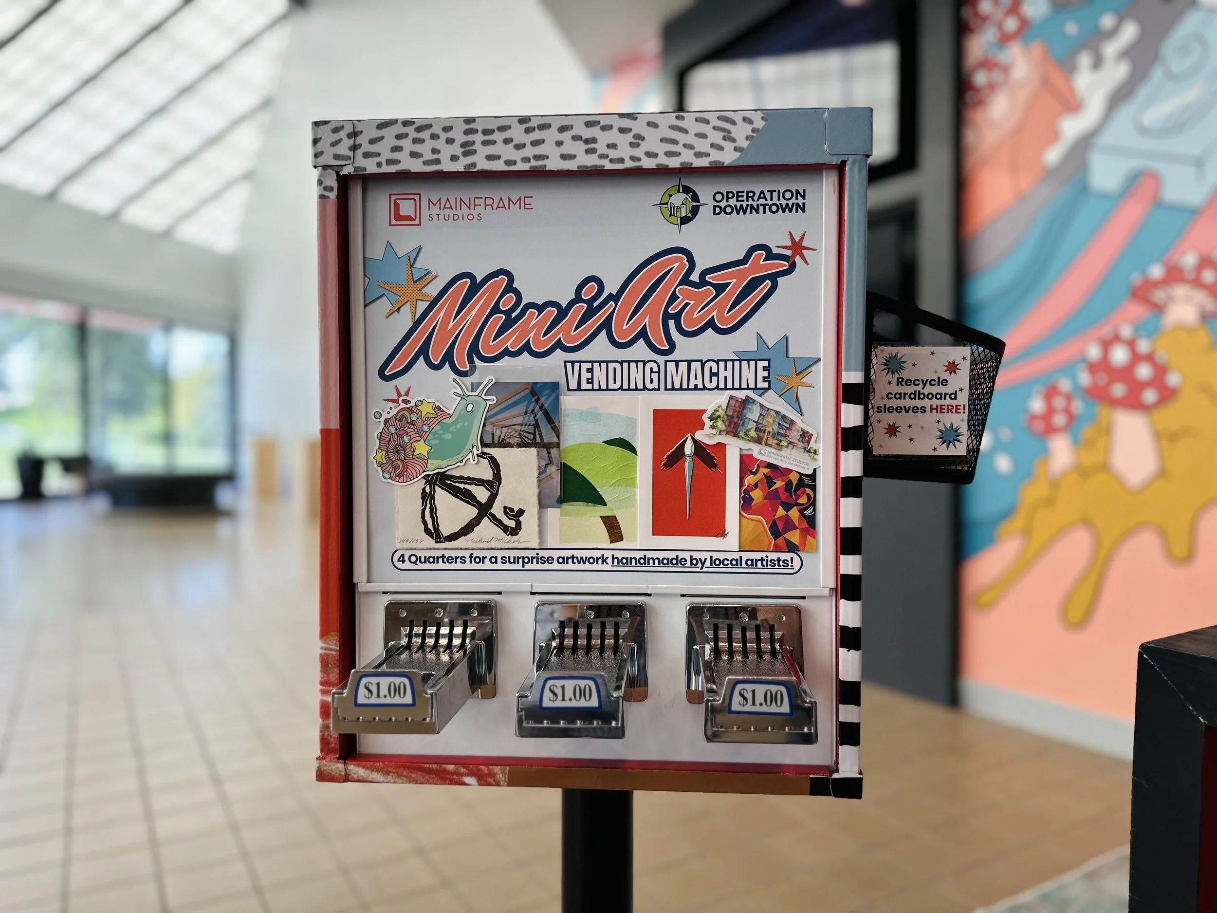 Bring Your Quarters: Art Vending Machines Pop Up Across Downtown Des Moines