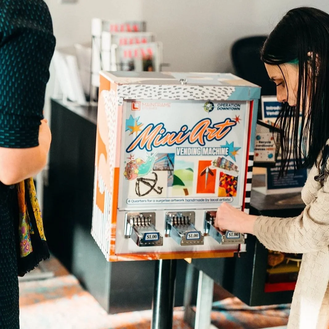 “Art you can’t predict” Mainframe’s Art Vending Machine featured in CityView