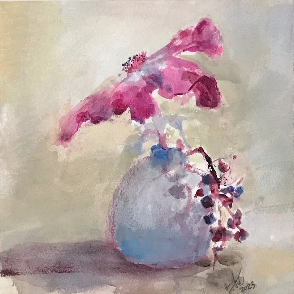 Ranunculus Triangle, 8 x 8 in | 20 x 20 cm