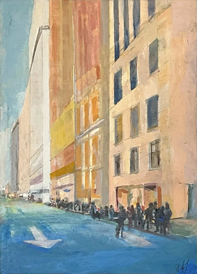 Pedestrians 8 x 11