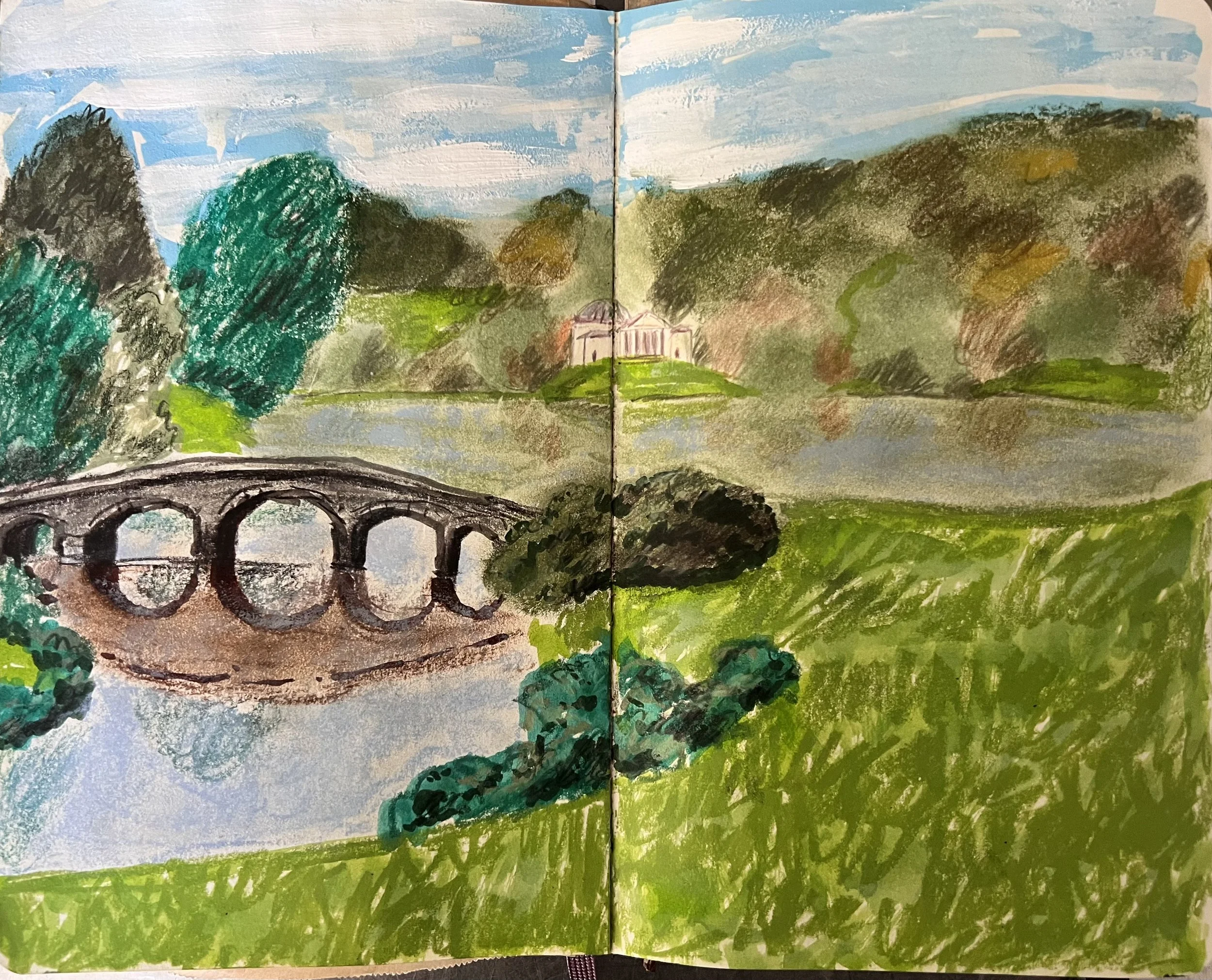 mixed media on paper