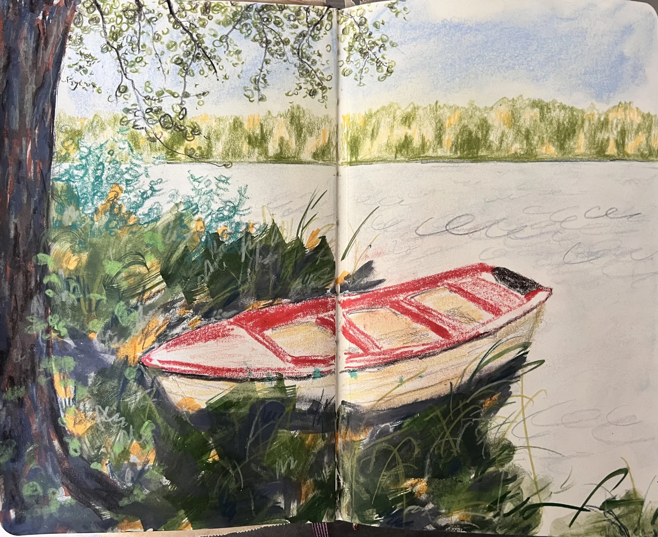 mixed media on paper